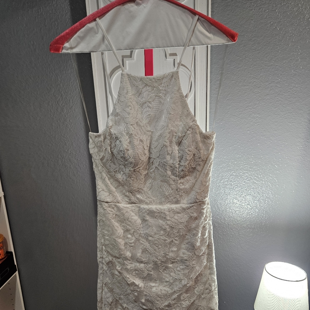 Speechless Lace White dress
